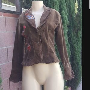 Corduroy brown  jacket sz S